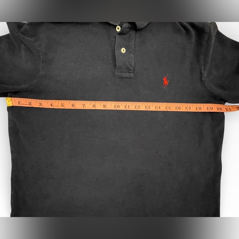 Polo Ralph Lauren Navy Blue Polo Shirt - Picture 3 of 8